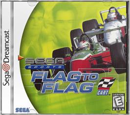 Box cover for Flag to Flag on the Sega Dreamcast.