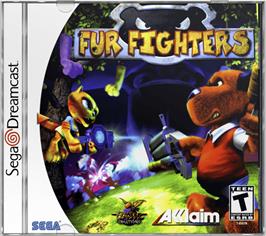 Box cover for Fur Fighters on the Sega Dreamcast.