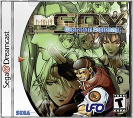 Box cover for Industrial Spy: Operation Espionage on the Sega Dreamcast.