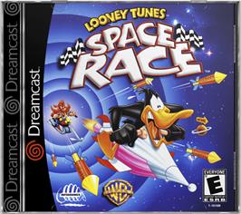 Box cover for Looney Tunes Space Race on the Sega Dreamcast.