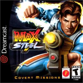 Box cover for Max Steel: Covert Missions on the Sega Dreamcast.