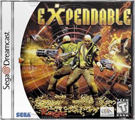 Box cover for Millennium Soldier: Expendable on the Sega Dreamcast.