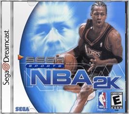 Box cover for NBA 2K on the Sega Dreamcast.