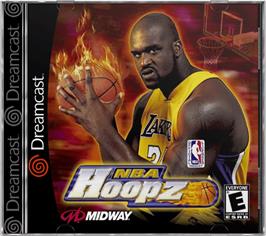 Box cover for NBA Hoopz on the Sega Dreamcast.