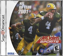 Box cover for NFL Quarterback Club 2001 on the Sega Dreamcast.