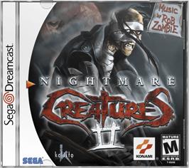 Box cover for Nightmare Creatures 2 on the Sega Dreamcast.