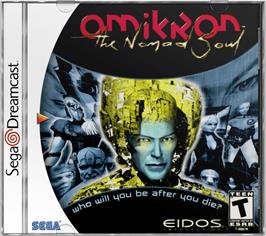 Box cover for Omikron: The Nomad Soul on the Sega Dreamcast.