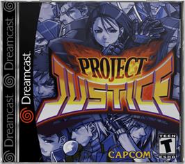 Box cover for Project Justice: Rival Schools 2 on the Sega Dreamcast.