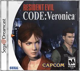Box cover for Resident Evil: Code: Veronica on the Sega Dreamcast.