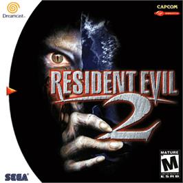 Box cover for Resident Evil 2 on the Sega Dreamcast.