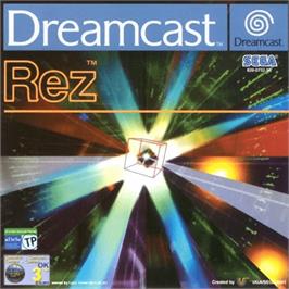 Box cover for Rez on the Sega Dreamcast.
