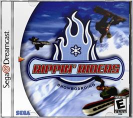 Box cover for Rippin' Riders Snowboarding on the Sega Dreamcast.