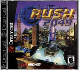 Box cover for San Francisco Rush 2049 on the Sega Dreamcast.