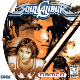Box cover for Soul Calibur on the Sega Dreamcast.
