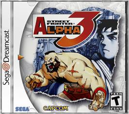 Box cover for Street Fighter Alpha 3 on the Sega Dreamcast.