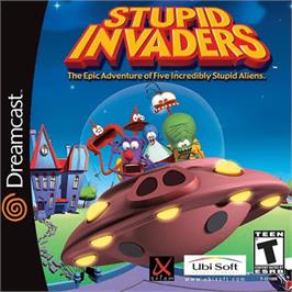 Box cover for Stupid Invaders on the Sega Dreamcast.