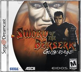 Box cover for Sword of the Berserk: Guts' Rage on the Sega Dreamcast.