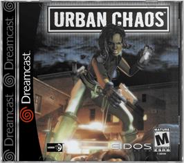 Box cover for Urban Chaos on the Sega Dreamcast.