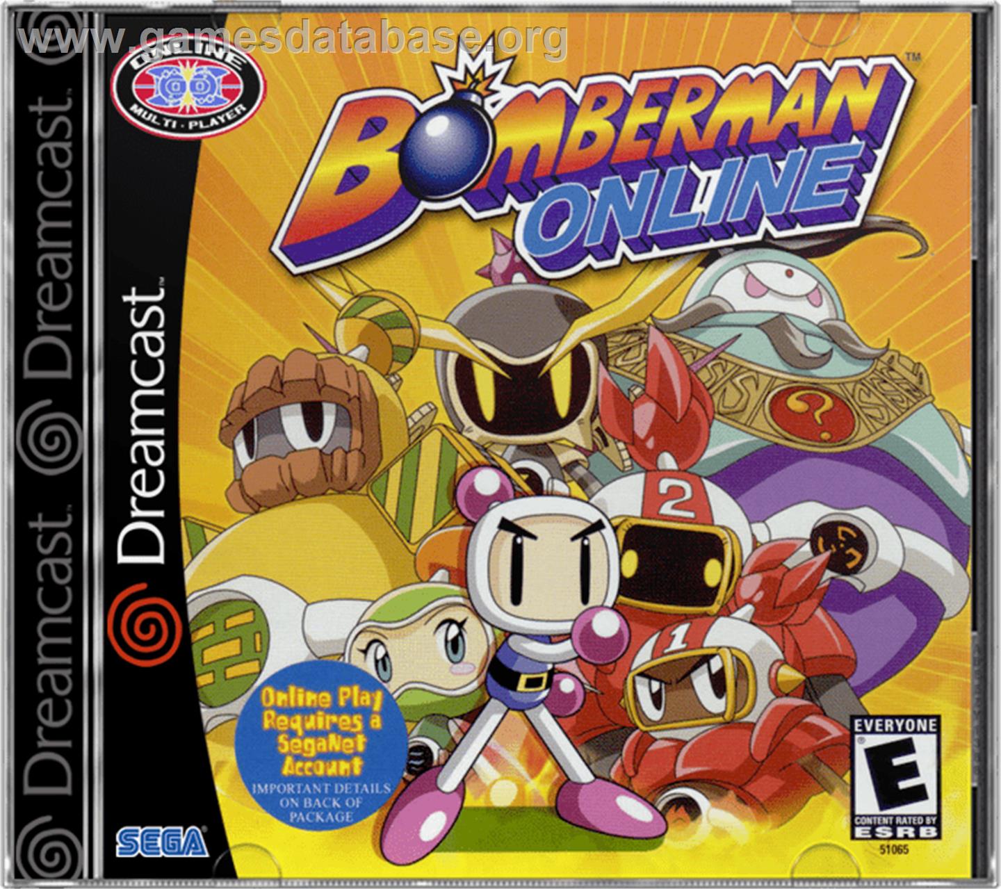 Bomberman Online - Sega Dreamcast - Artwork - Box