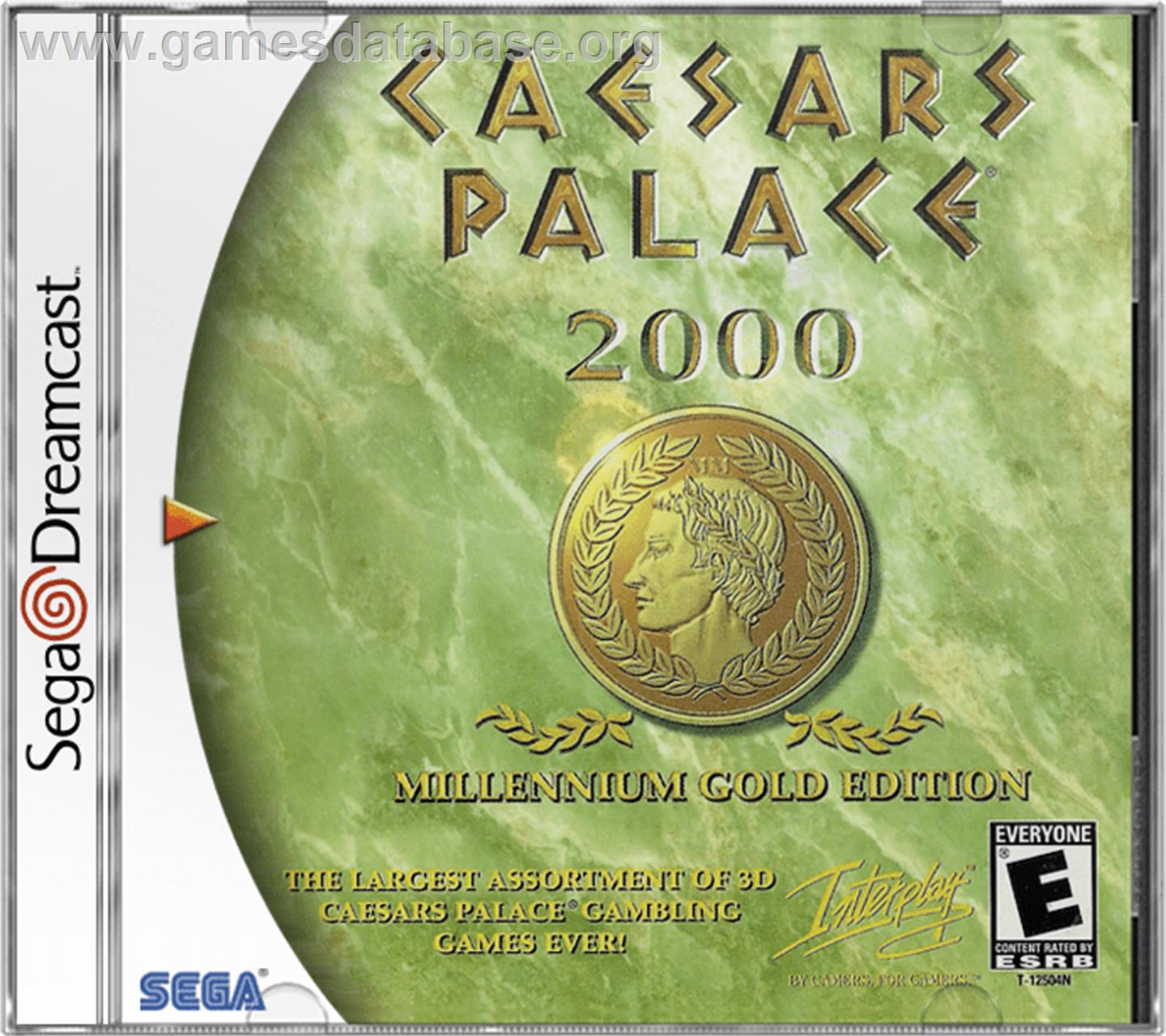 Caesar's Palace 2000: Millennium Gold Edition - Sega Dreamcast - Artwork - Box