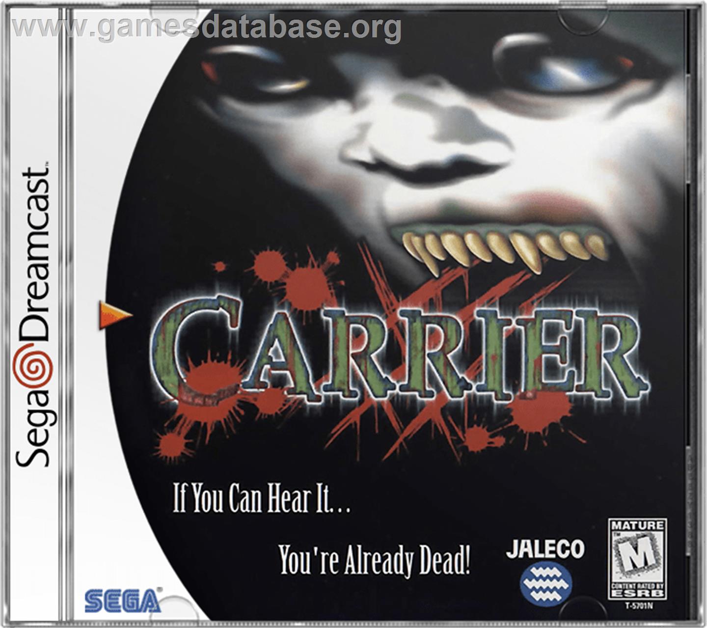 Carrier - Sega Dreamcast - Artwork - Box
