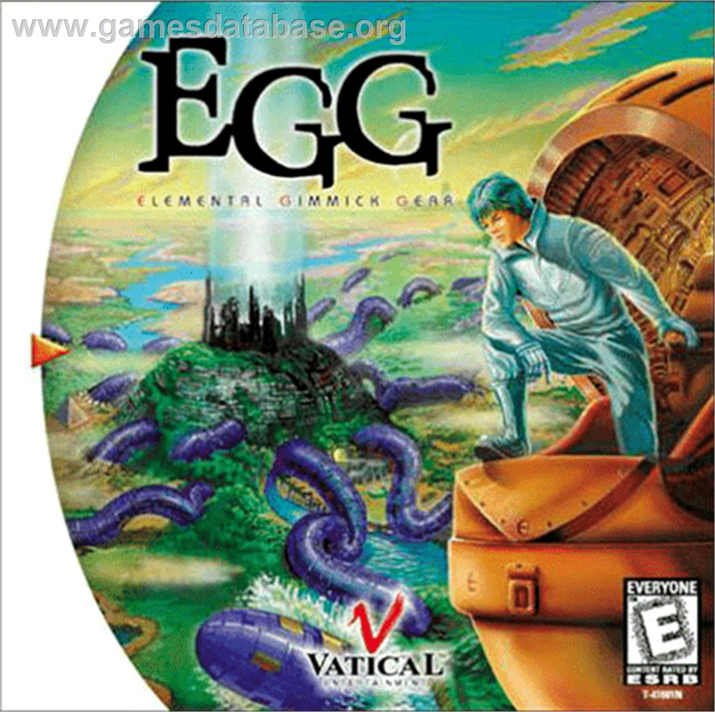 EGG: Elemental Gimmick Gear - Sega Dreamcast - Artwork - Box
