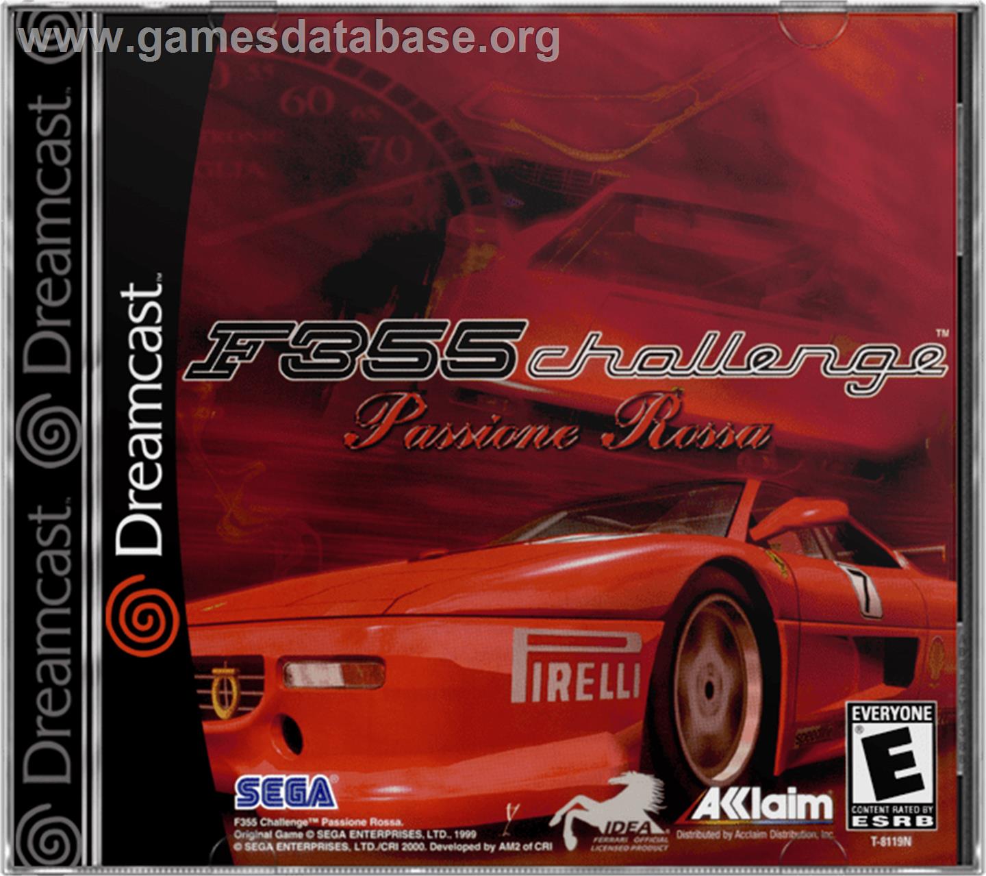 F355 Challenge - Sega Dreamcast - Artwork - Box