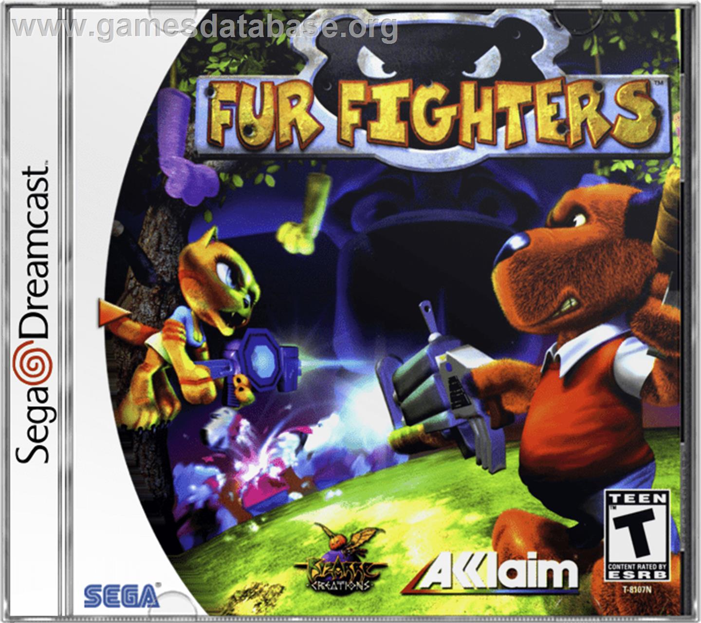 Fur Fighters - Sega Dreamcast - Artwork - Box