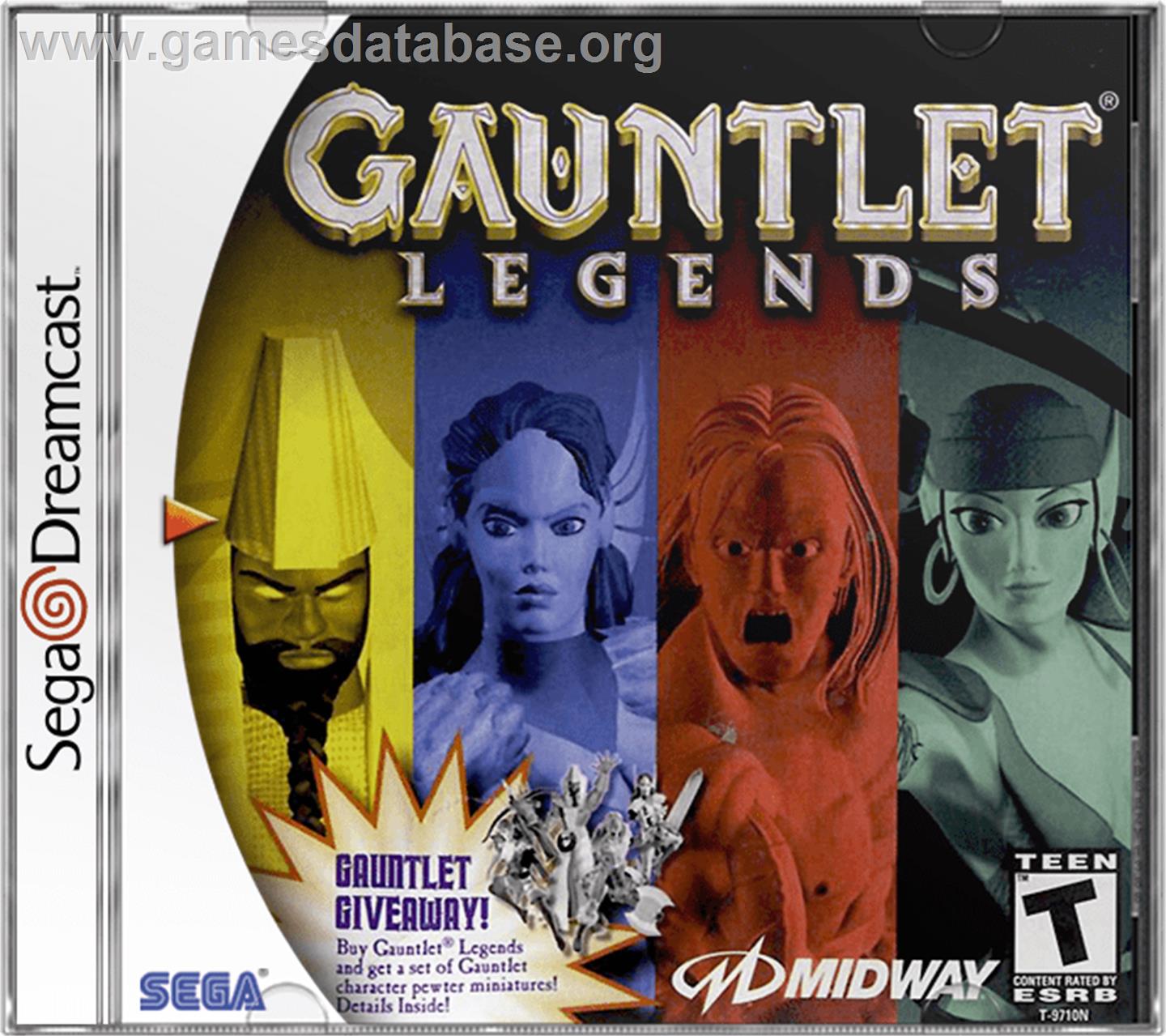 Gauntlet Legends - Sega Dreamcast - Artwork - Box