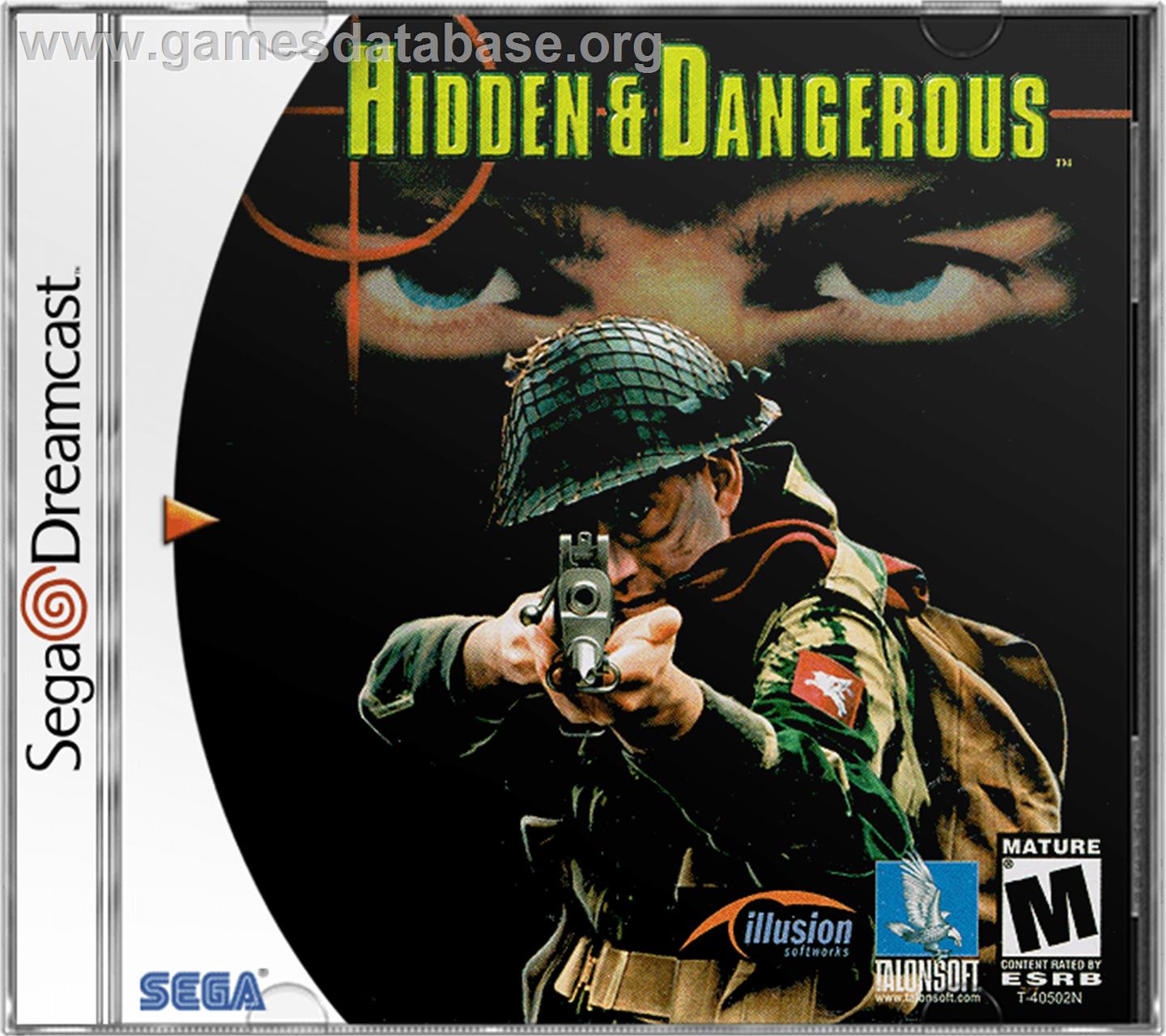 Hidden & Dangerous - Sega Dreamcast - Artwork - Box