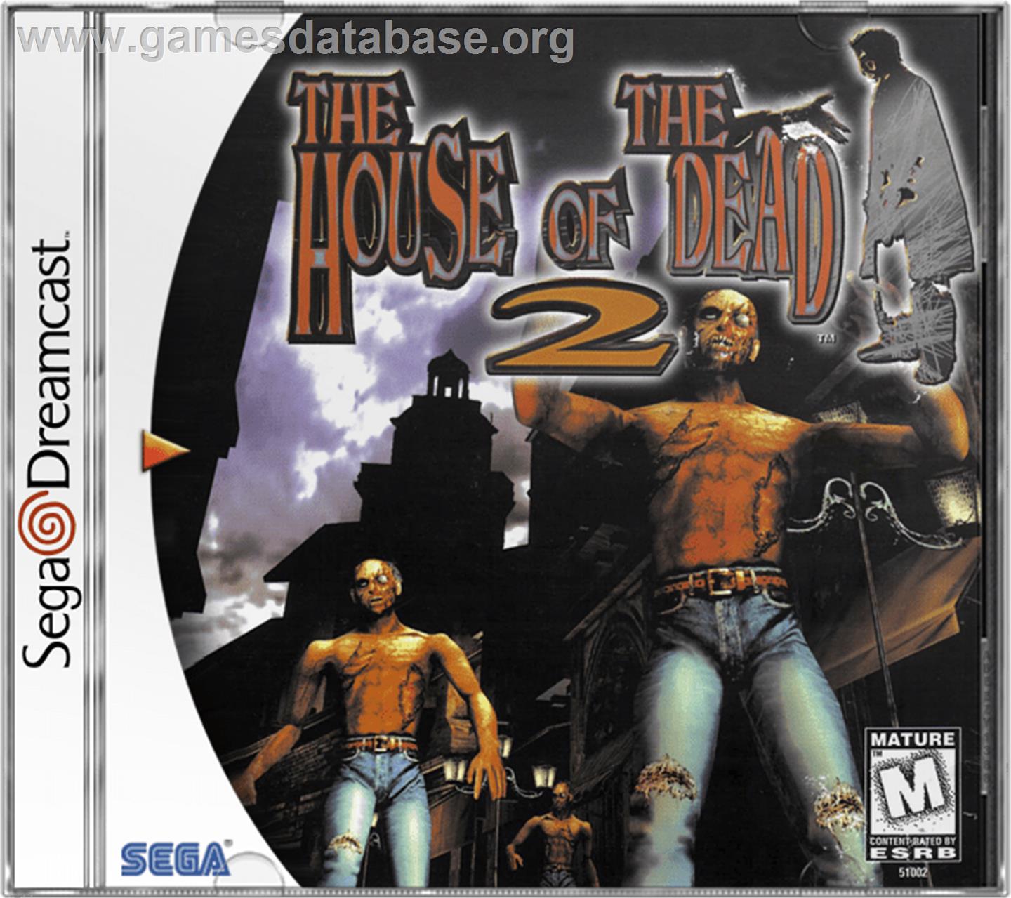 House of the Dead 2 - Sega Dreamcast - Artwork - Box