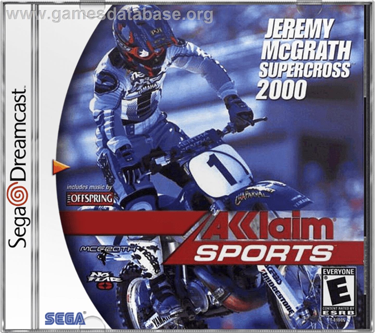 Jeremy McGrath Supercross 2000 - Sega Dreamcast - Artwork - Box
