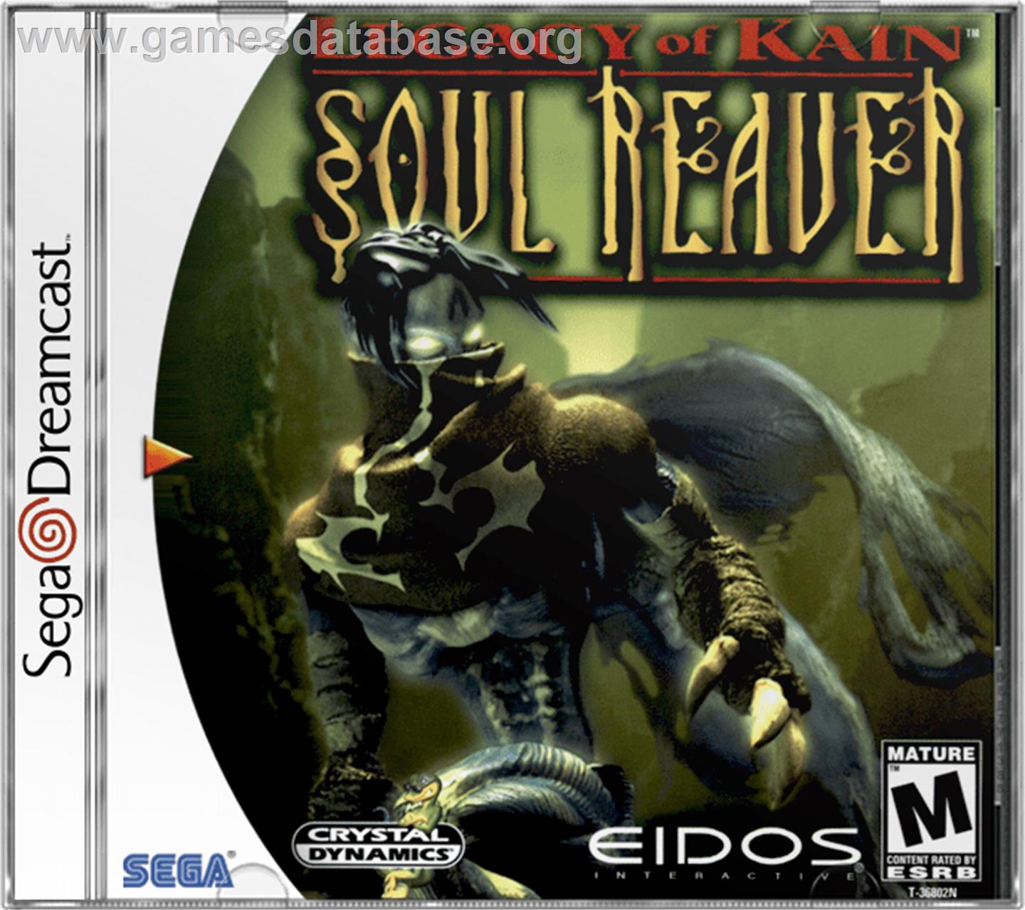 Legacy of Kain: Soul Reaver - Sega Dreamcast - Artwork - Box