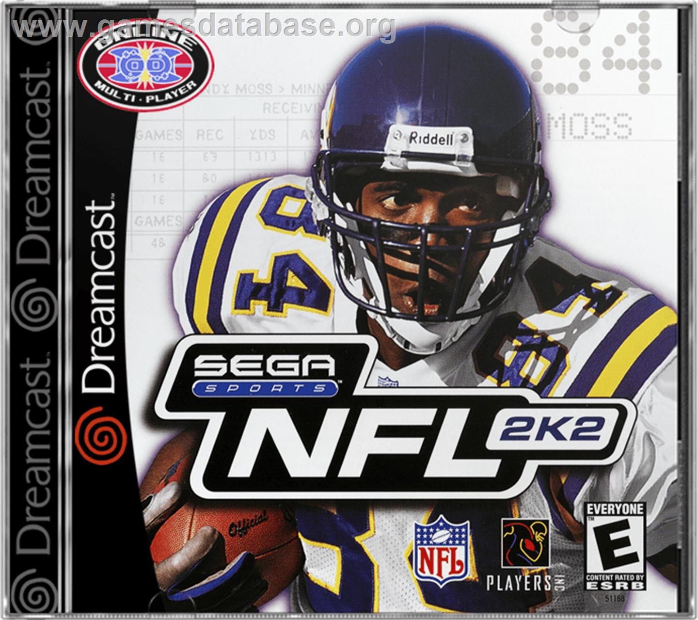 NFL 2K2 - Sega Dreamcast - Artwork - Box