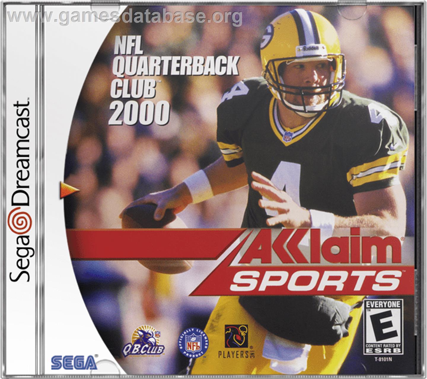 NFL Quarterback Club 2000 - Sega Dreamcast - Artwork - Box