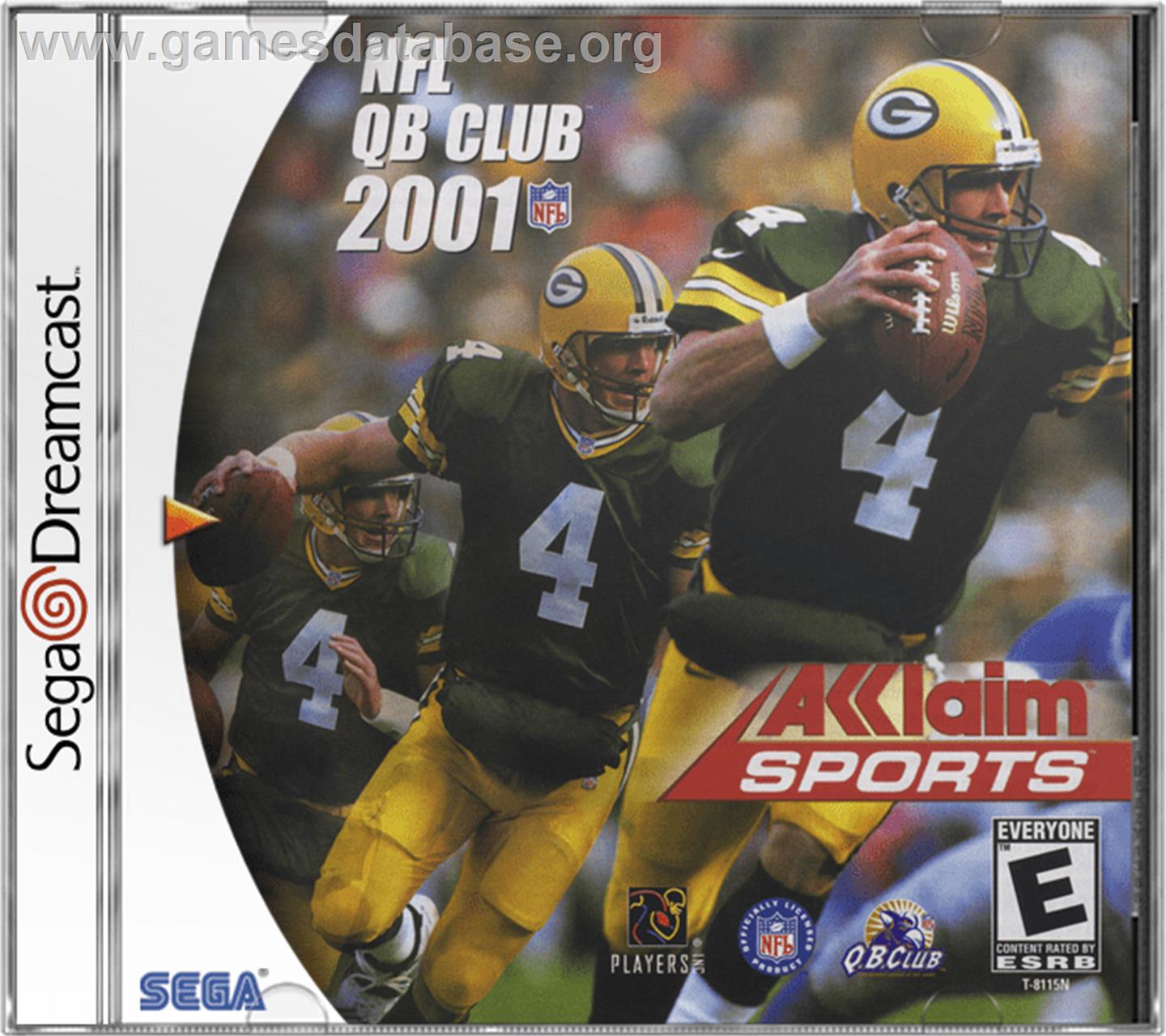 NFL Quarterback Club 2001 - Sega Dreamcast - Artwork - Box