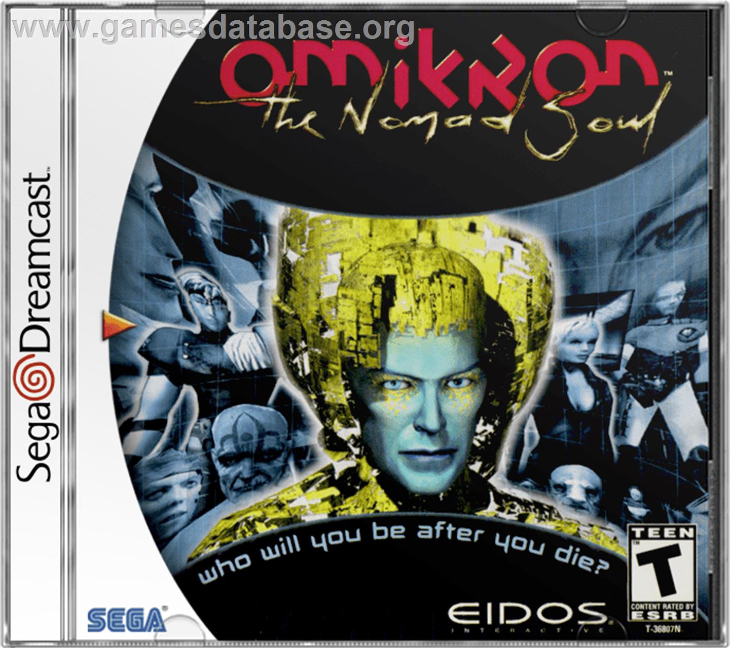 Omikron: The Nomad Soul - Sega Dreamcast - Artwork - Box
