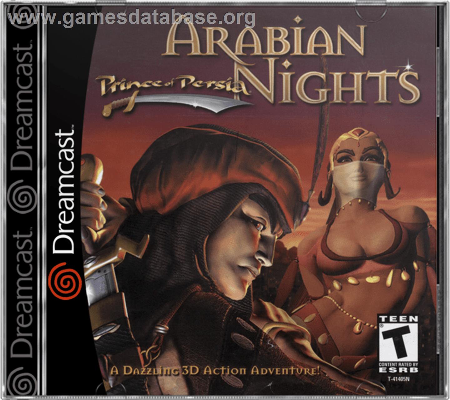 Prince of Persia: Arabian Nights - Sega Dreamcast - Artwork - Box