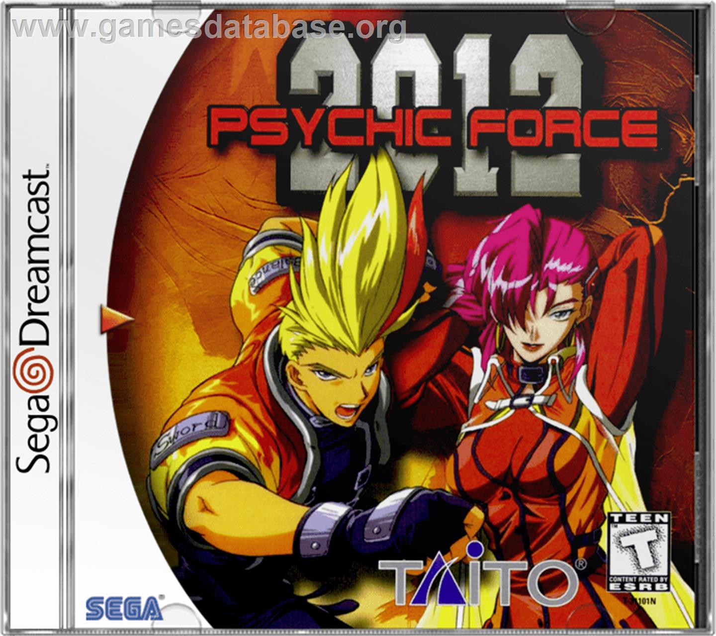 Psychic Force 2012 - Sega Dreamcast - Artwork - Box