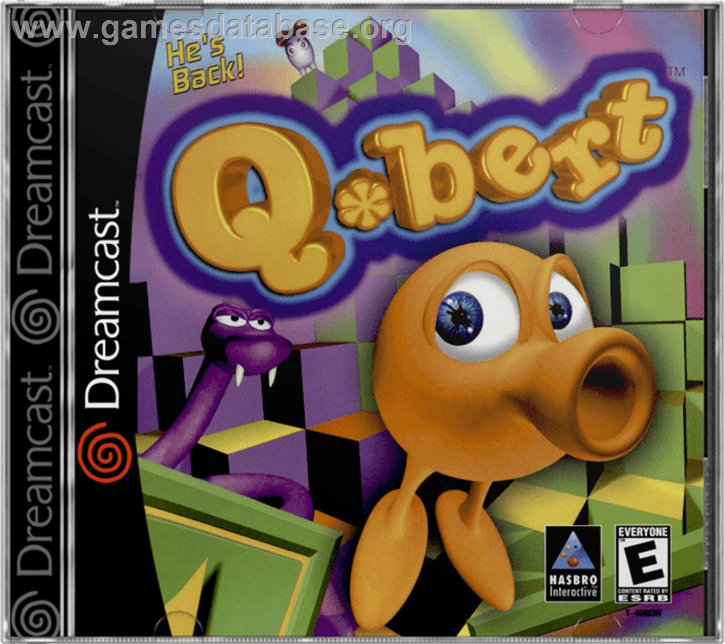 Q*bert - Sega Dreamcast - Artwork - Box
