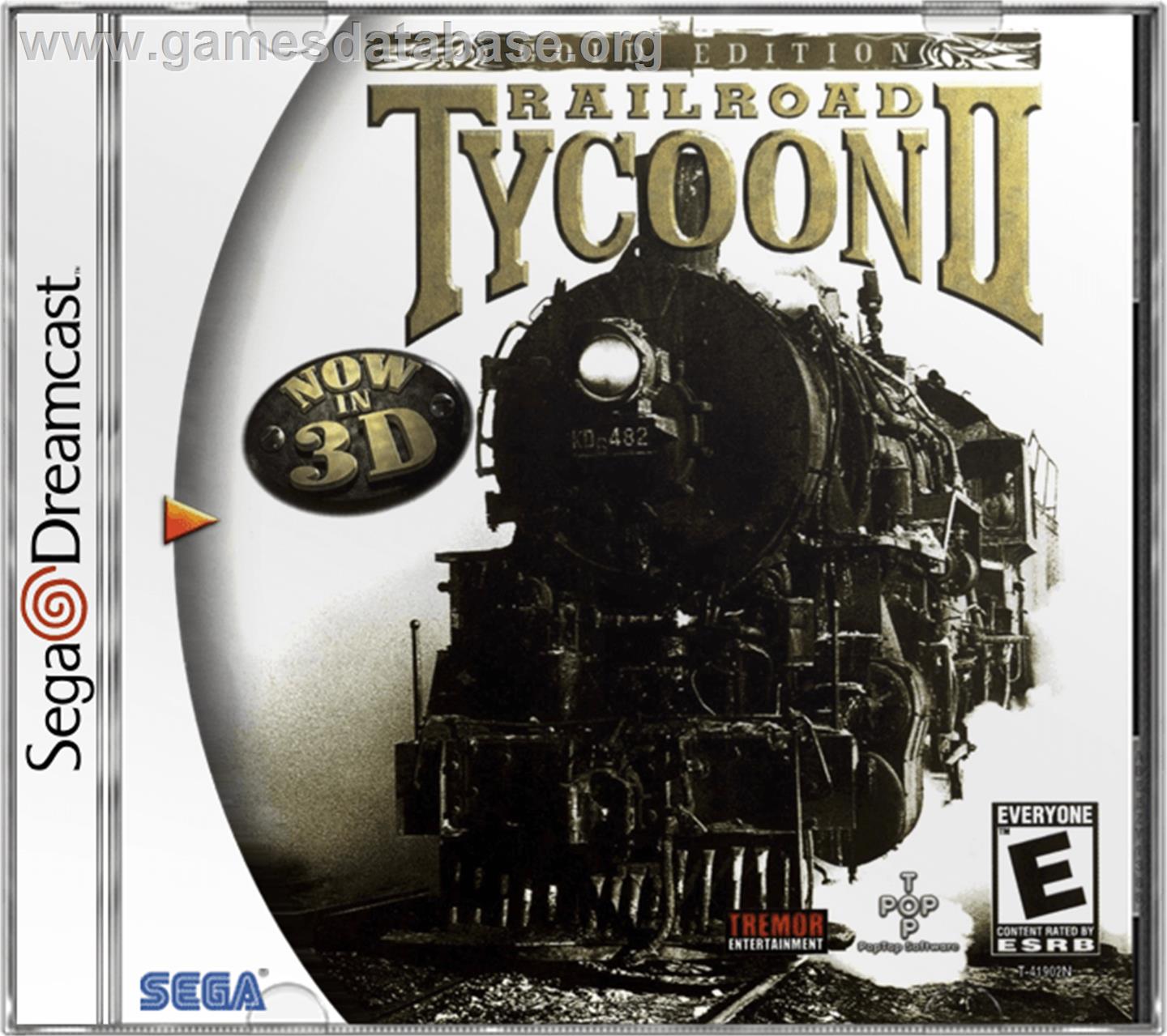 Railroad Tycoon 2 - Sega Dreamcast - Artwork - Box