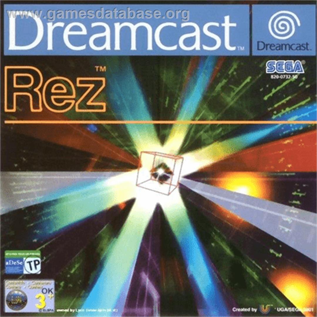 Rez - Sega Dreamcast - Artwork - Box