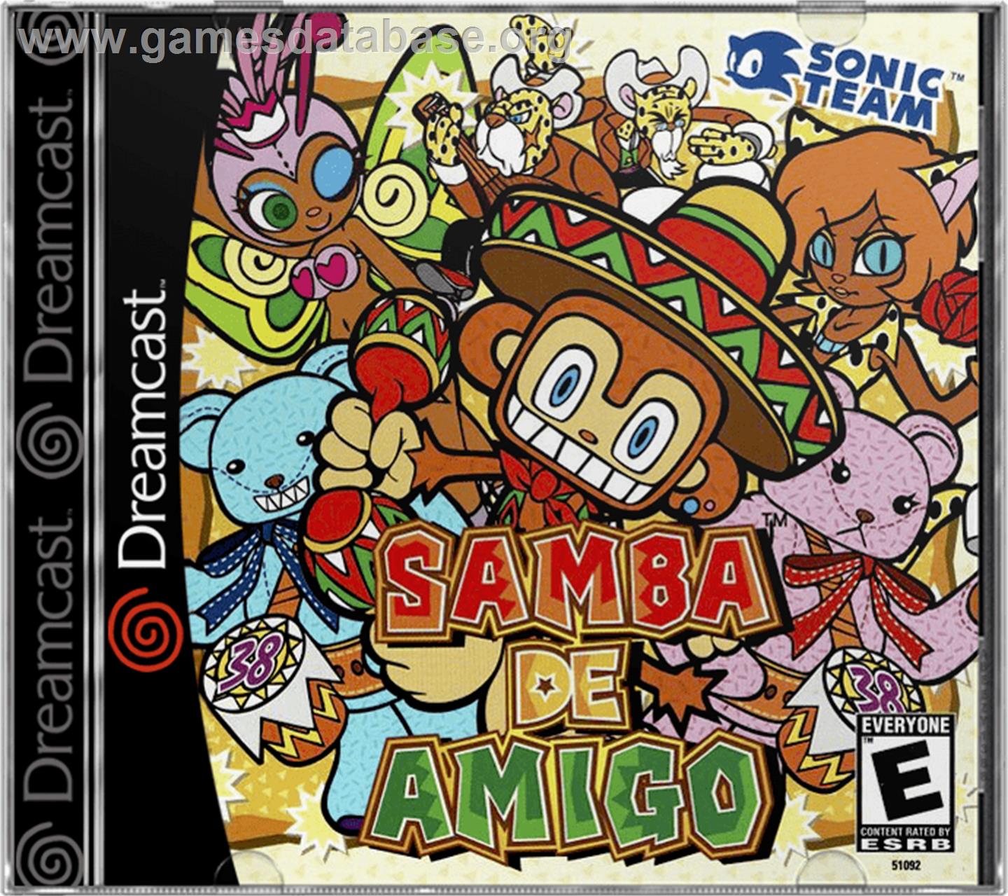 Samba De Amigo - Sega Dreamcast - Artwork - Box