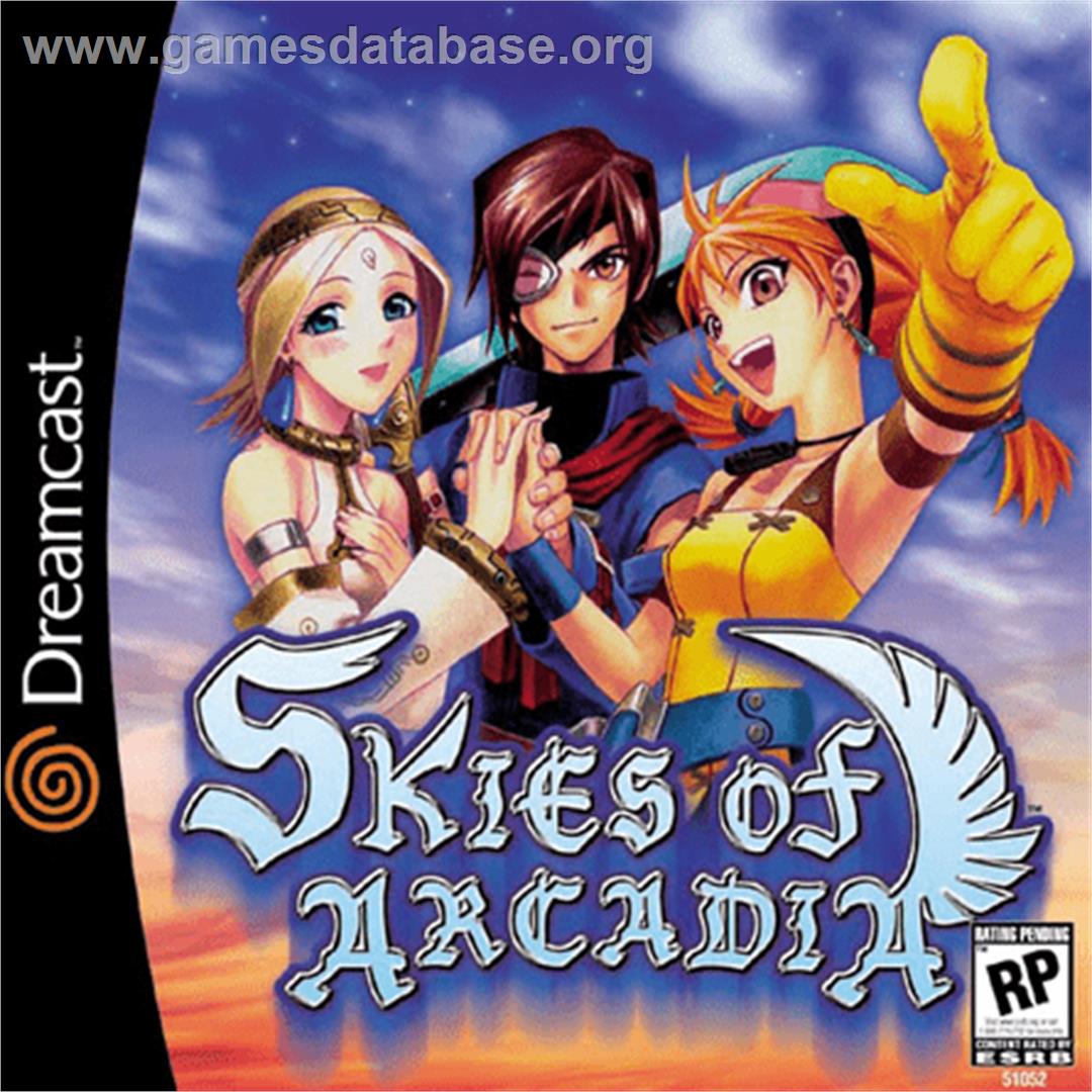 Skies of Arcadia - Sega Dreamcast - Artwork - Box