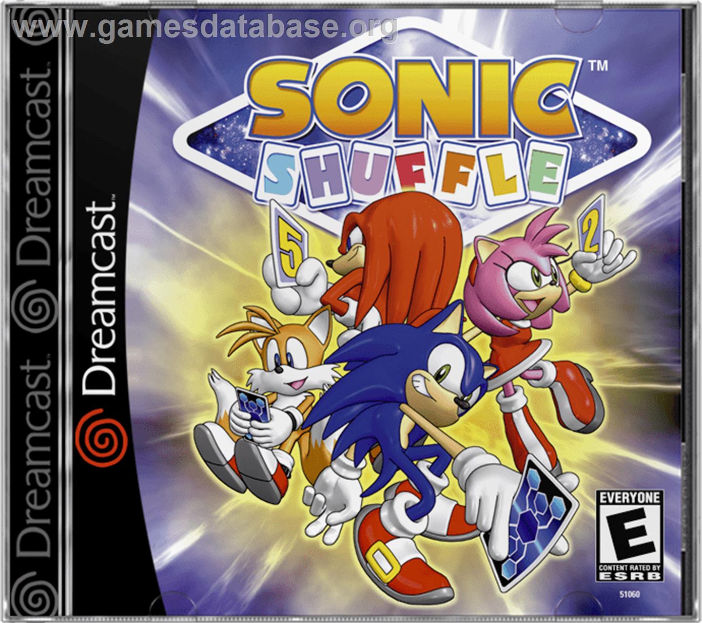 Sonic Shuffle - Sega Dreamcast - Artwork - Box