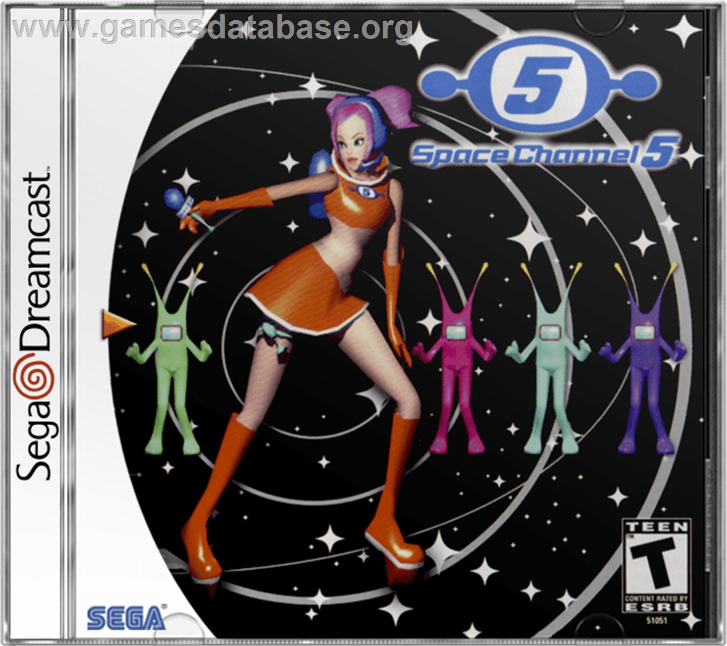 Space Channel 5 - Sega Dreamcast - Artwork - Box