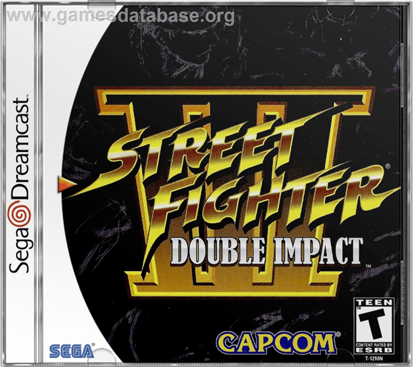 Street Fighter III: Double Impact - Sega Dreamcast - Artwork - Box