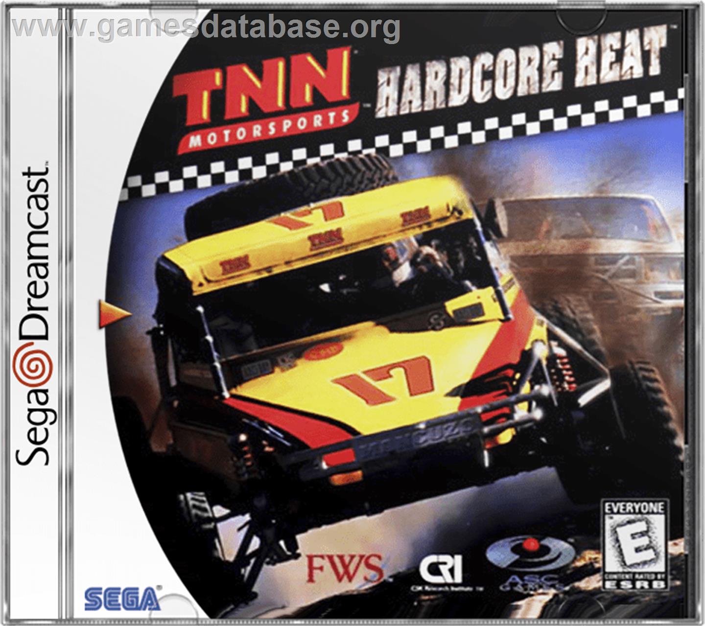 TNN Motorsports Hardcore Heat - Sega Dreamcast - Artwork - Box