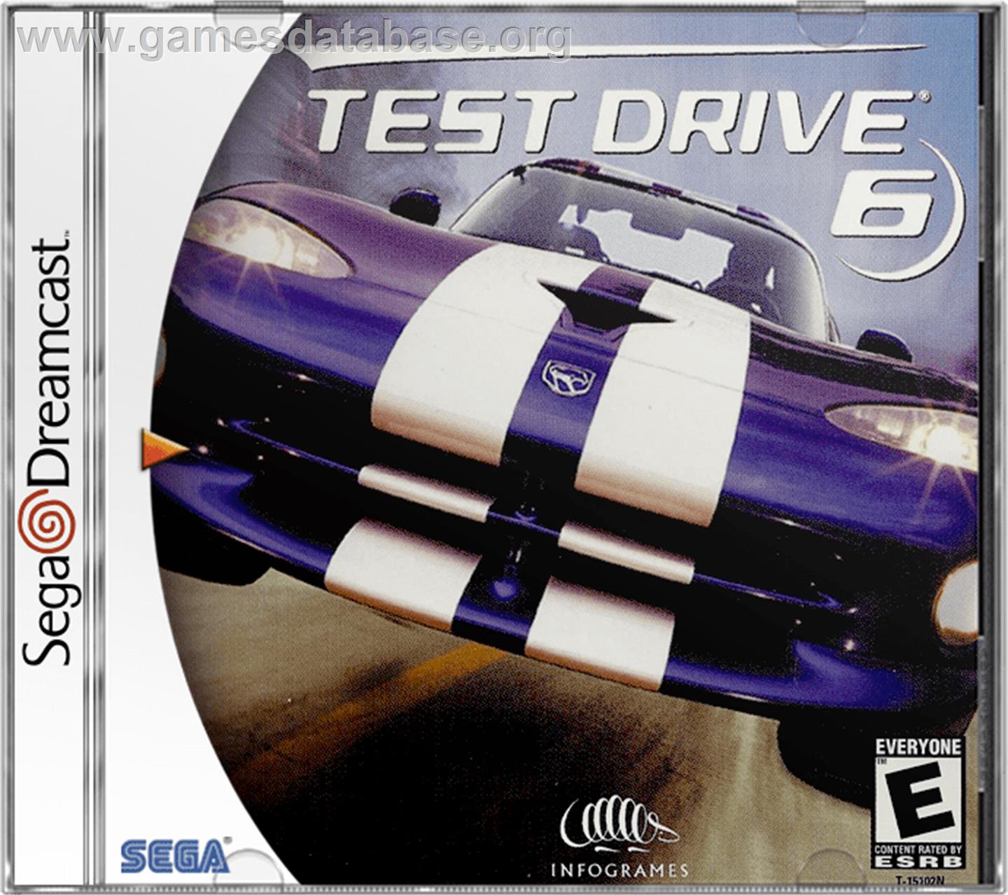 Test Drive 6 - Sega Dreamcast - Artwork - Box