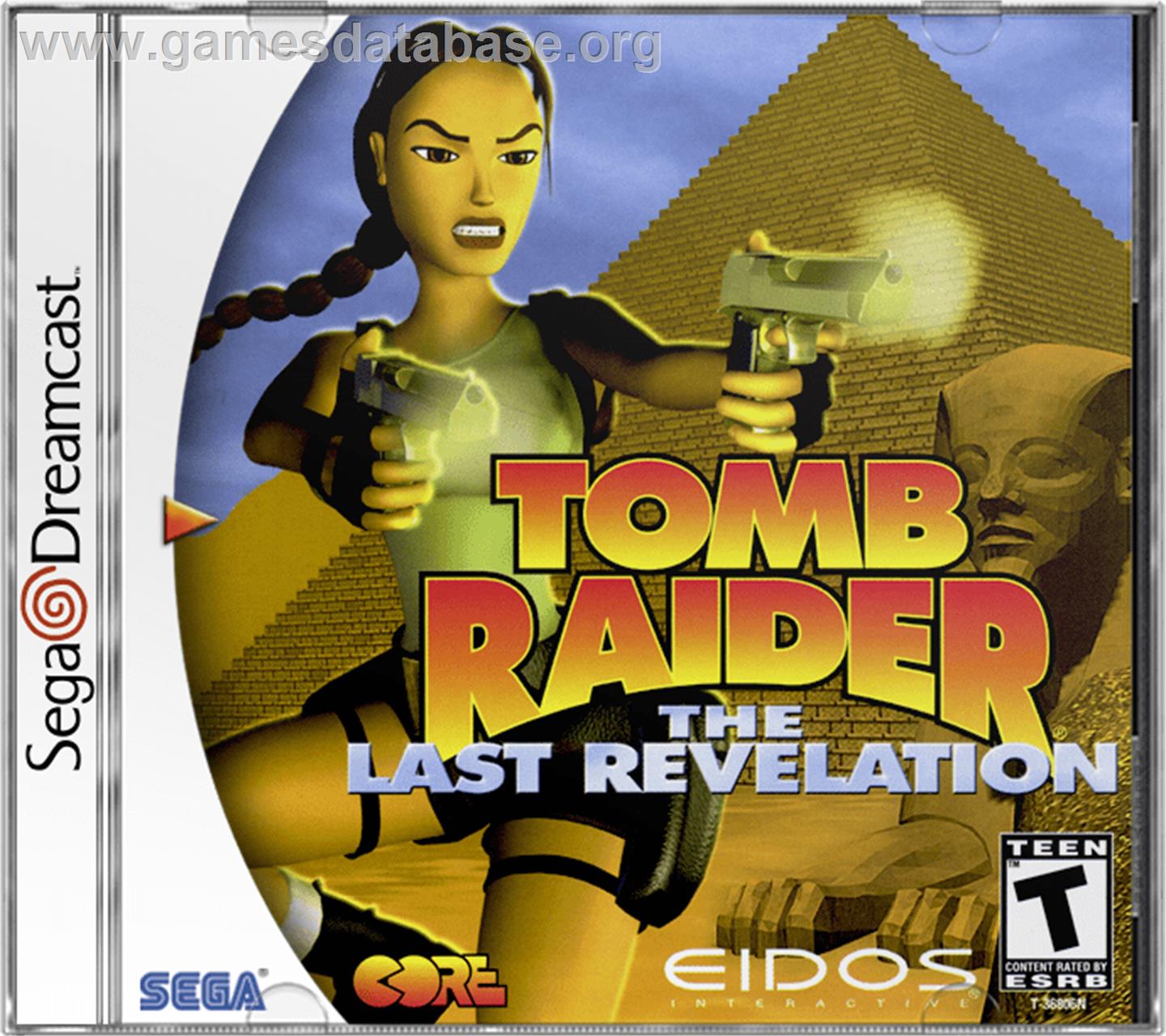 Tomb Raider: The Last Revelation - Sega Dreamcast - Artwork - Box
